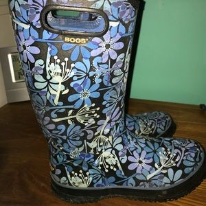 Floral Bog Boots